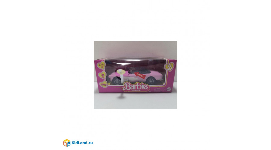 Модель металл кабриолет barbie свет-звук 12см, инерция, двери - в кор.2*72шт 2302C0091-R
