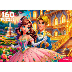 ПАЗЛЫ 160 элементов. ПРИНЦ И ПРИНЦЕССА В САДУ (арт. УК160-5539)