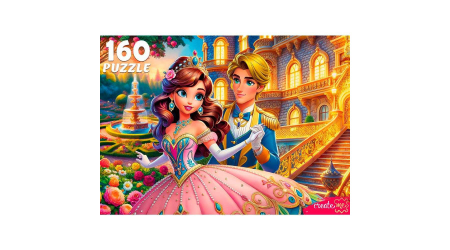 ПАЗЛЫ 160 элементов. ПРИНЦ И ПРИНЦЕССА В САДУ (арт. УК160-5539)