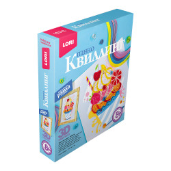 Квиллинг. Панно "Десерт" Квл-030