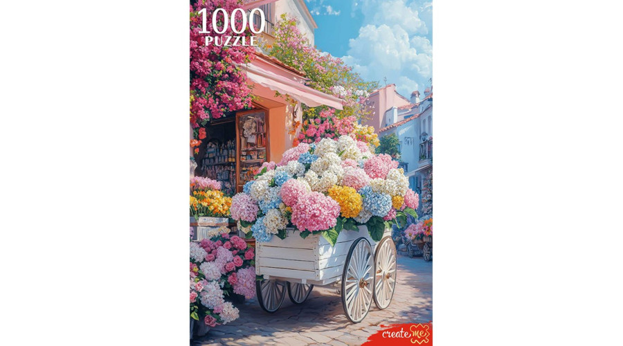 ПАЗЛЫ 1000 элементов. ЦВЕТОЧНАЯ ЛАВКА (Арт. П1000-1966)