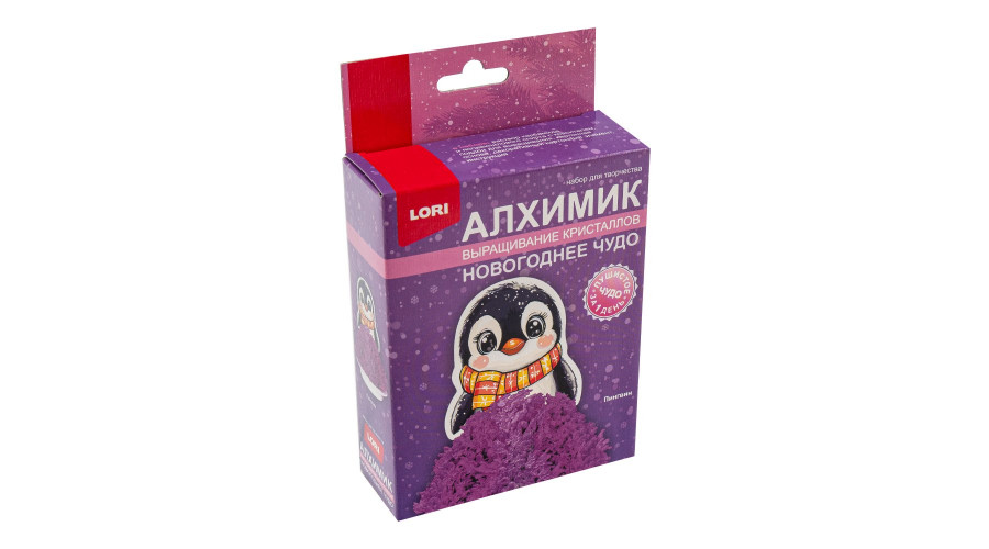 Выращивание кристаллов. Фигурка "Пингвин" Крф-051