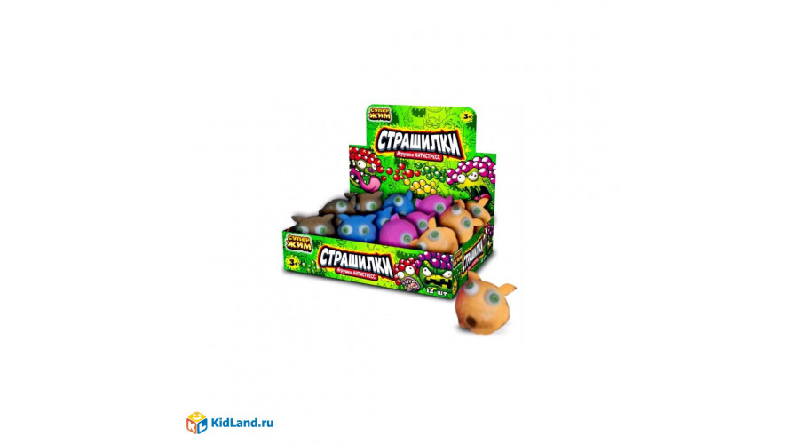 Игрушка супер жмяка с гидрогелевыми шариками, животные, дисплей Супер Жим  YM-HS-05-RU