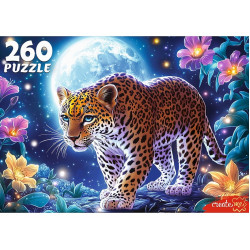 ПАЗЛЫ 260 элементов. ЛУННЫЙ ЛЕОПАРД (арт.Ф260-7613)