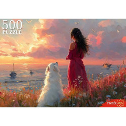 ПАЗЛЫ 500 элементов. НА ЗАКАТЕ (Арт. Ф500-8721)