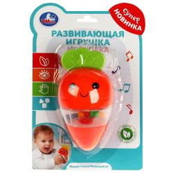 Развивающая игрушка морковка на блист. Умка в кор.8*12шт2010M142-R