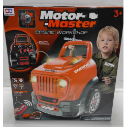 Набор Motor Master свет,звук 61 предм. 47*40*39 оранжевый В ПАКЕТЕ 008-979