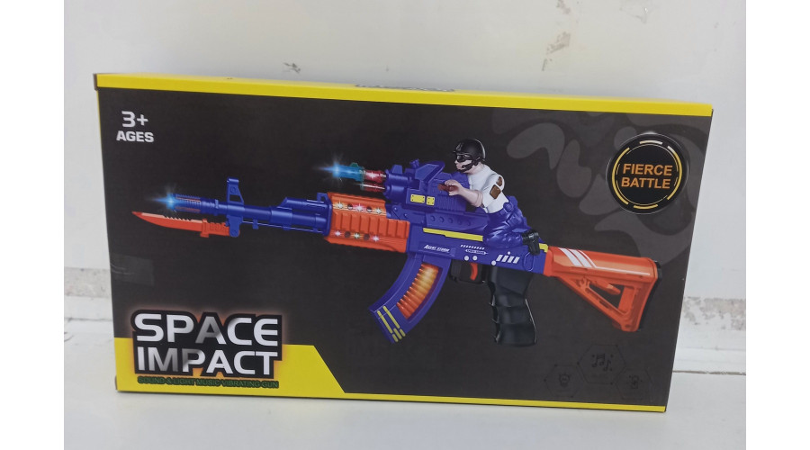 Автомат свет, звук в коробке "Space Impact"   585-337A