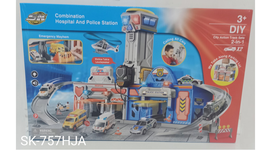 Трек "Police Station" свет, звук   SK-757HJA