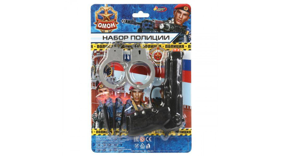 Набор ПОЛИЦИЯ блист.31*21*3см ИГРАЕМ ВМЕСТЕ в кор.2*84шт B1804312-R