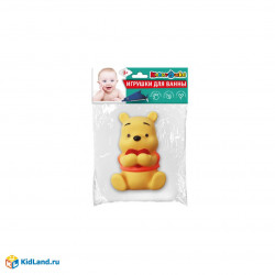 Игрушка для ванны мишка в пак, КАПИТОШКА в кор.288шт 2310R0049-R