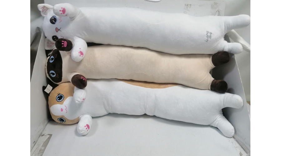 Мягкая игрушка Кошка подушка МИКС 110см ХХХ223