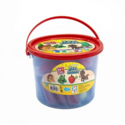 Масса для лепки Joy Doh, набор MEGA BUCKET - МЕГА БАНКА, 1 банка массой 1кг BAG-04/250 mega