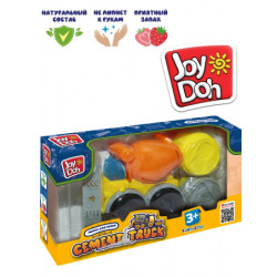Масса для лепки Joy Doh, набор MINI CEMENT TRUCK - МИНИ БЕТОНОМЕШАЛКА, сменная насадка, TRUK-056 pot