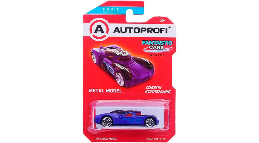 Машинка коллекционная 1:64, Серия FANTASTIC CARS, B/FAN-006, фиолетовый, 1/24/48
