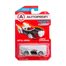 Машинка коллекционная 1:64, Серия FANTASTIC CARS, B/FAN-014, чёрн./серый, 1/24/48