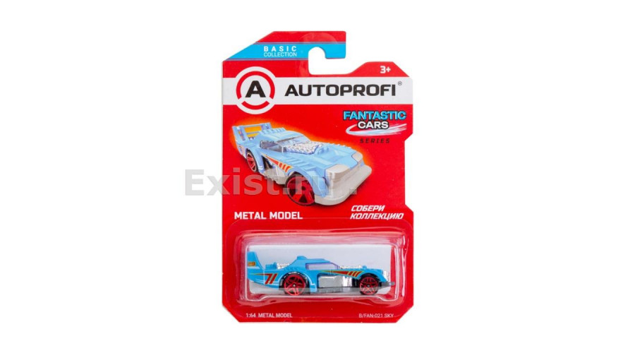 Машинка коллекционная 1:64, Серия FANTASTIC CARS, B/FAN-021, голубой, 1/24/48
