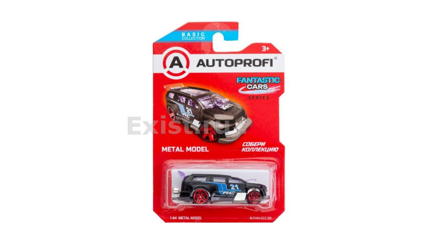 Машинка коллекционная 1:64, Серия FANTASTIC CARS, B/FAN-022, чёрный, 1/24/48