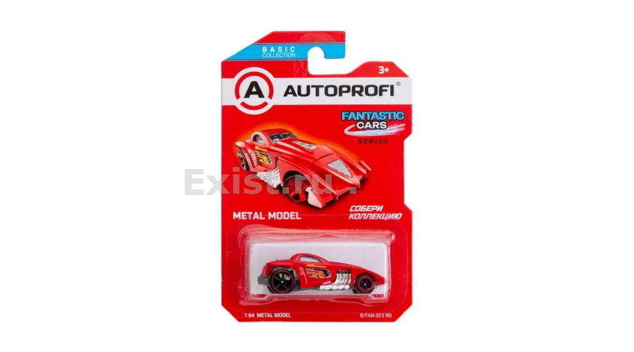 Машинка коллекционная 1:64, Серия FANTASTIC CARS, B/FAN-023, красный, 1/24/48