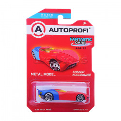Машинка коллекционная 1:64, Серия FANTASTIC CARS, B/FAN-030, синий/красный, 1/24/48