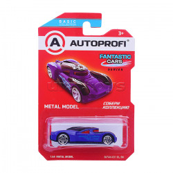 Машинка коллекционная 1:64, Серия FANTASTIC CARS, B/FAN-031, син./черный, 1/24/48