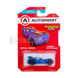 Машинка коллекционная 1:64, Серия MONSTER CARS, B/MNS-001, синий, 1/24/48