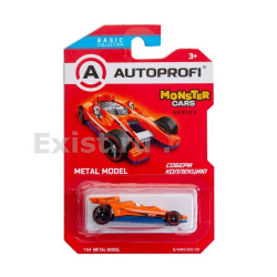 Машинка коллекционная 1:64, Серия MONSTER CARS, B/MNS-002, оранжевый, 1/24/48