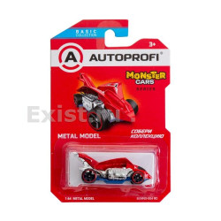 Машинка коллекционная 1:64, Серия MONSTER CARS, B/MNS-004, красный, 1/24/48