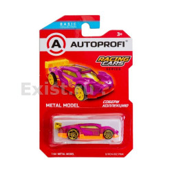 Машинка коллекционная 1:64, Серия RACING CARS, B/RCN-002, розовый, 1/24/48