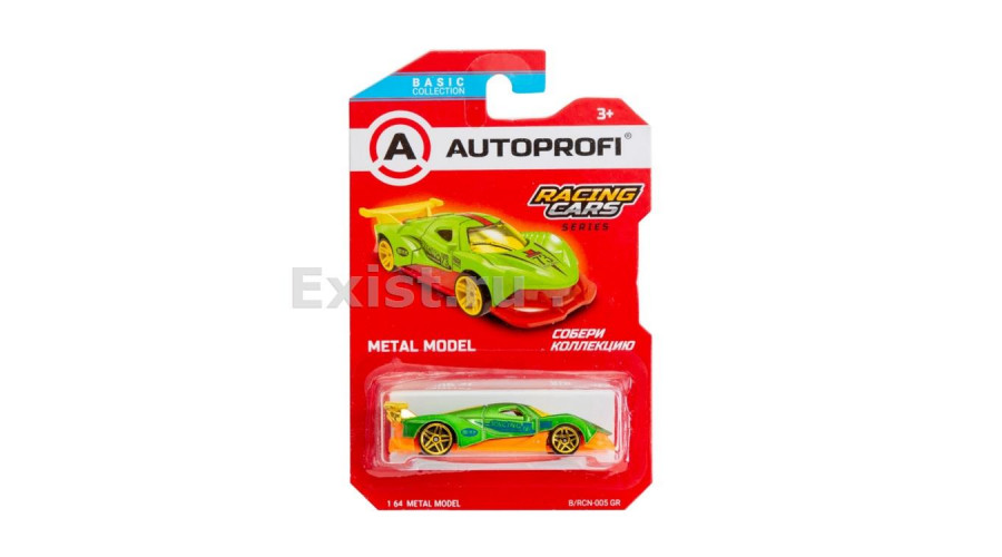 Машинка коллекционная 1:64, Серия RACING CARS, B/RCN-005, зелёный, 1/24/48
