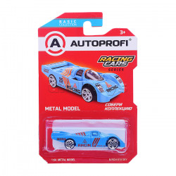 Машинка коллекционная 1:64, Серия RACING CARS, B/RCN-010, голубой, 1/24/48