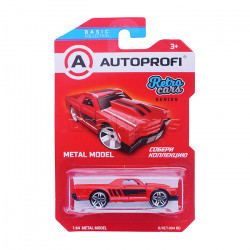 Машинка коллекционная 1:64, Серия RETRO CARS, B/RET-004, красный, 1/24/48
