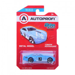 Машинка коллекционная 1:64, Серия RETRO CARS, B/RET-006, голубой, 1/24/48