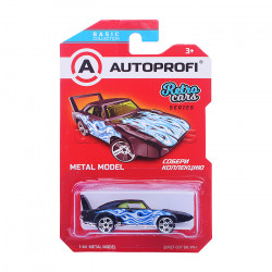 Машинка коллекционная 1:64, Серия RETRO CARS, B/RET-007, чёрн./белый, 1/24/48