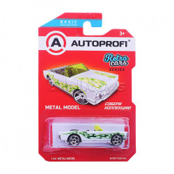 Машинка коллекционная 1:64, Серия RETRO CARS, B/RET-008, белый, 1/24/48