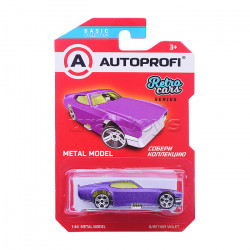 Машинка коллекционная 1:64, Серия RETRO CARS, B/RET-009, фиолетовый, 1/24/48