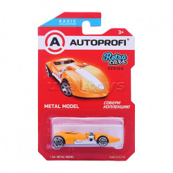 Машинка коллекционная 1:64, Серия RETRO CARS, B/RET-015, жёлтый, 1/24/48