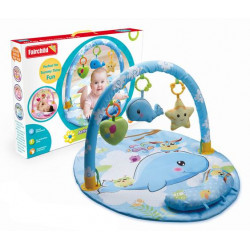 Коврик-манеж РК развив с игрушками Китенок (92х56х50 подушка) (кор) (Y8300303)