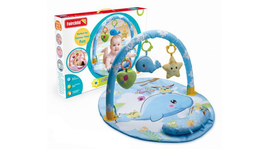 Коврик-манеж РК развив с игрушками Китенок (92х56х50 подушка) (кор) (Y8300303)