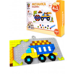 Мозаика РК МАШИНКА 4в1 (2+200дет коробка) (1939246)