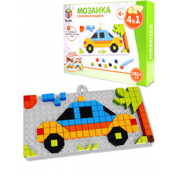 Мозаика РК СЛУЖЕБНАЯ МАШИНА 4в1(2+261дет коробка) (1939248)