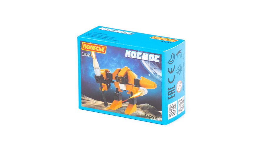 Пол81858 Конструктор Классик Космос-4 35дет коробка
