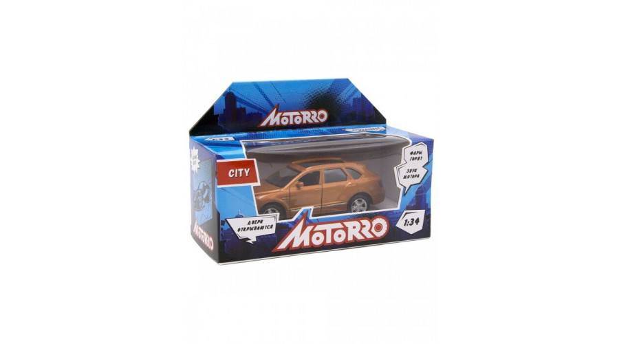 ХЛд_200618956 Машинка мет 1:34 Motorro откр двери свет звук асс