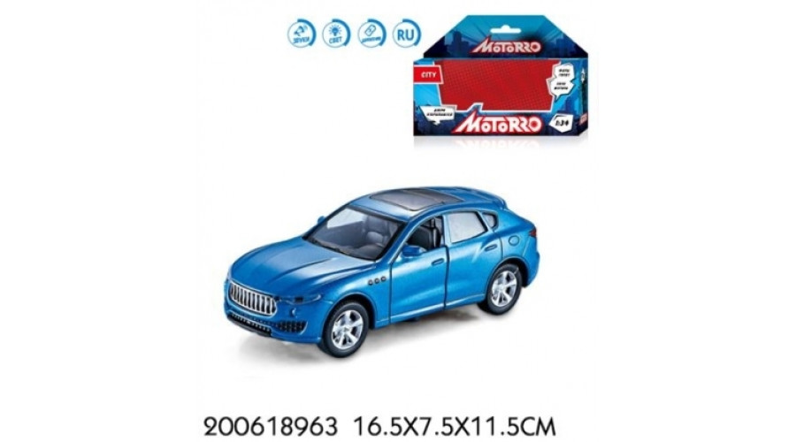 ХЛд_200618963 Машинка мет 1:34 Motorro откр двери свет звук асс