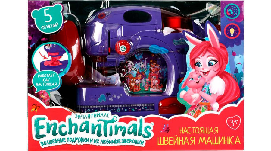  Швейная машина ЭНЧАНТИМАЛС кор.28,5*20*9,5см ИГРАЕМ ВМЕСТЕ в кор.2*24шт 1901U202-R5