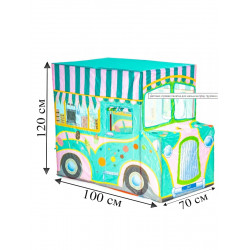 Игровая палатка РК (120х70х100) ФУРГОН С МОРОЖЕНЫМ (коробка) (8205)