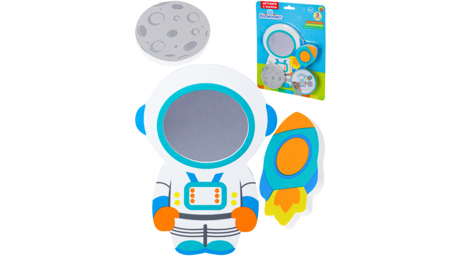 Игрушка для купания РК Космонавт (3дет 10мм) (КВ-8708)