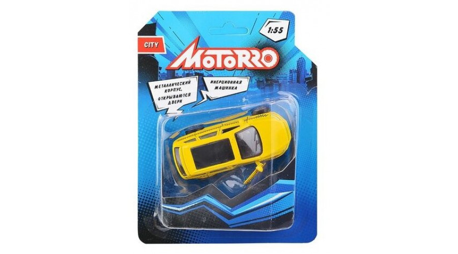 ХЛд_200253247 Машинка мет 1:55 Motorro Такси откр двери