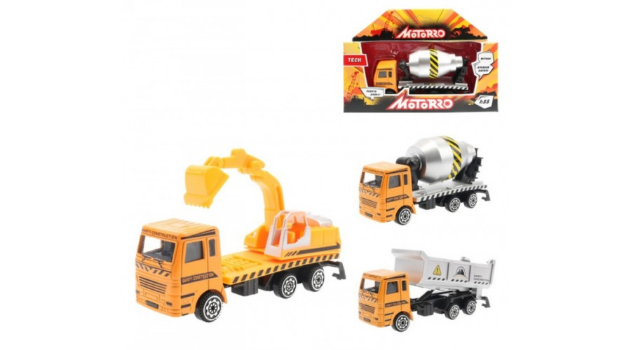 ХЛд_200797345 Машинка мет 1:55 Motorro Стройтехника асс