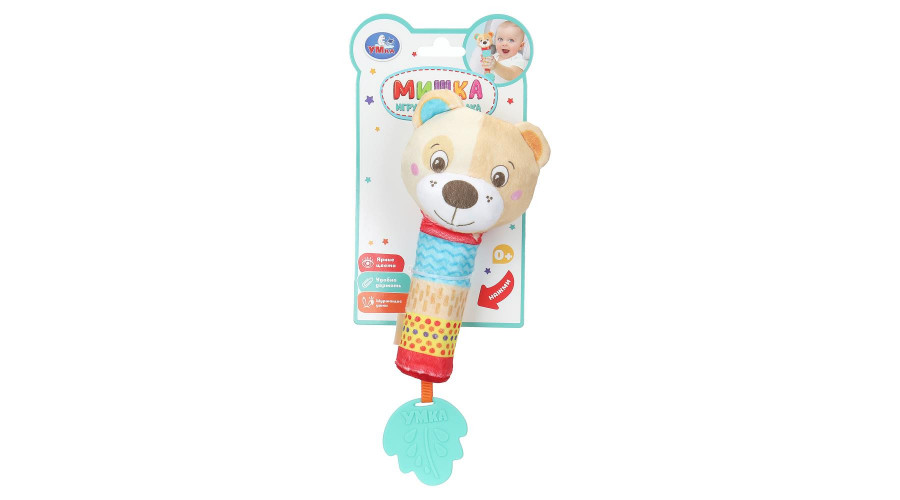 Погремушка мишка на блист. Умка в кор.250шт UM-BEARR-24
